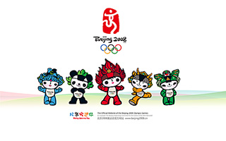 Талисманы олимпиады - пять игрушек Фува