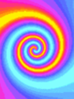 MMS картинки, вращающаяся спиральная радуга rainbow (Raigbow)