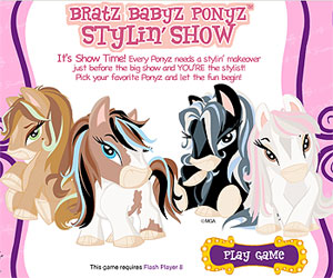 Игры куклы Братц (Bratz games: Бэбики Братц шоу стильных пони