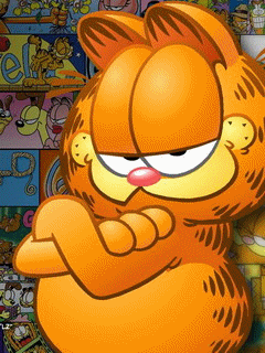 смешные аватары, Гарфилд смотрит на нас (Garfield Looking)