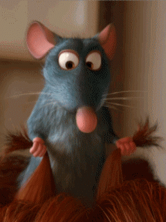 занимательная анимация, мышонок Рататуй (Rat 1)