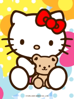 Hello Kitty: me to you, Китти с маленьким медвежонком