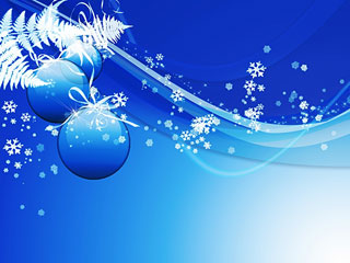 Новогодняя синяя тема (New Year blue theme)