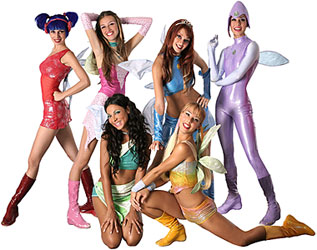 картинка - маскарадные костюмы фей Винкс (Winx Club Costumes)
