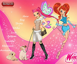 Игры Винкс Клуб (Winx Club - игры для девочек: Стелла с животными