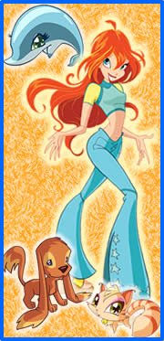 winx_club_bloom_173.jpg - Блум и ее животные друзья. Winx Club картинки