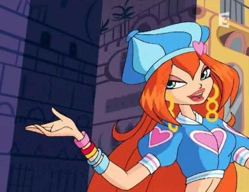 winx_club_bloom_232.jpg - Блум на какое-то время она превратилась в тёмную фею и стала сражаться против своих друзей и помогать врагам, с помощью любви Ская она вновь обрела нормальное состояние.