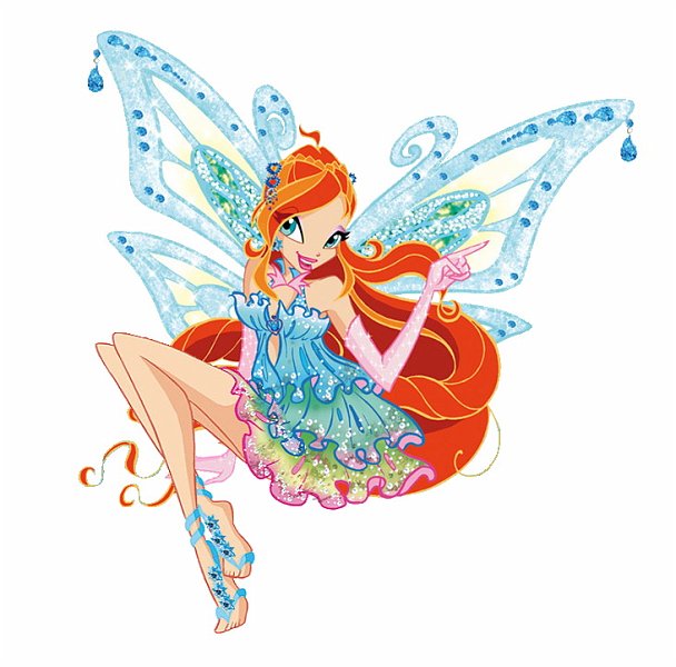 winx_club_bloom_243.jpg - Блум жила, не зная о своём даре ничего и поэтому не развивала его, но при этом тайно мечтала о магии. Любимой книжкой Блум всегда была книжка о феях.