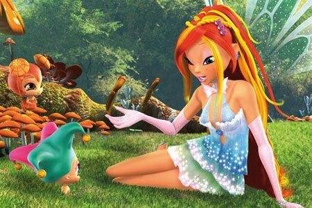 winx_club_bloom_273.jpg - Блум в лесу в волшебными животными